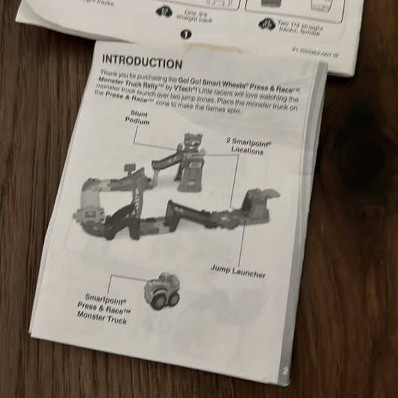 VTech Press and Race Monster Truck Rally Playset with Toy Vehicle - Picture 4 of 4